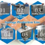 sausage processing line