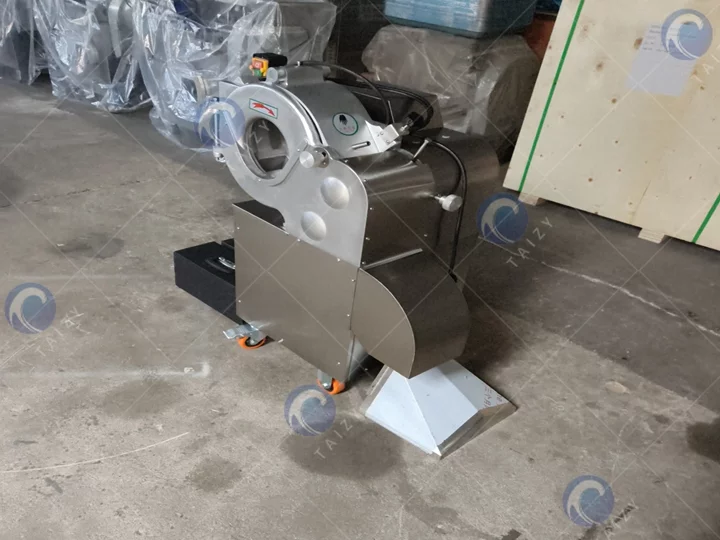 Meat cube cutting machine exported