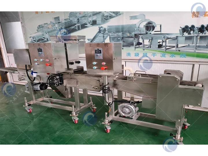 Batter & crumb breading machine