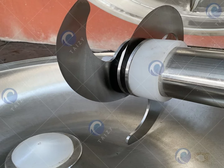 Meat bowl chopper and mixer machine blades