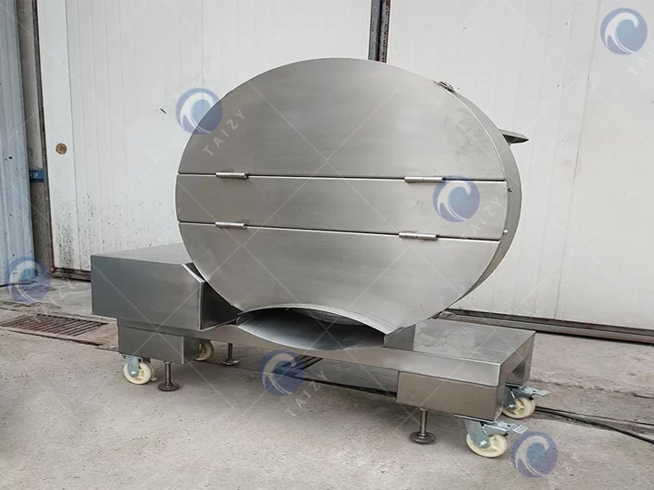 Frozen Meat Slicing Machine 8 Frozen meat processing machine
