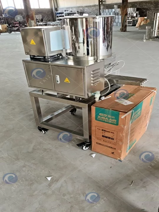 Hamburger patty machine