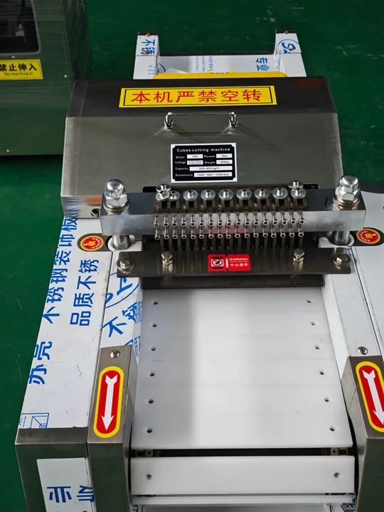 Meat Cube Cutting Machine Shipped To Vietnam 4 Meat dicer machine factory